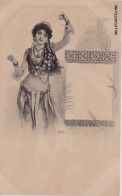 Delcampe - # Illustratore BOTTARO: DONNA - ODALISCA CHE BALLA - Sonstige & Ohne Zuordnung