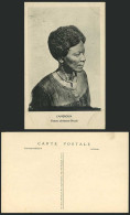 Delcampe - Cameroon French Equatorial Africa Old Postcard Woman Femme Chretienne Douala AEF - Cameroun