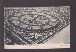 Delcampe - Royaume-Uni -  Écosse – Edinburgh – Princes Street Gardens – Floral Clock – Valentine's Series – Non Circulée - Midlothian/ Edinburgh