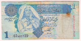 Delcampe - 2004 Libya 1 Pound 800739 Paper Banknote Money Currency - Libye