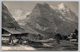 Delcampe - Grindelwald Fiescherhorn Und Eiger Carte Postale Postcard - Grindelwald