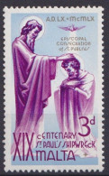 Delcampe - Malte 1960 Y&T 269 Neuf ** - Naufrage De Saint Paul - Malta