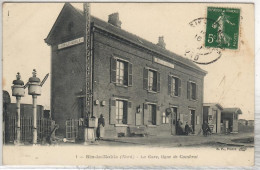 Delcampe - SIN LE NOBLE   LA GARE LIGNE DE CAMBRAI - Sin Le Noble