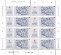 Delcampe - 2007 SMOM - N. 873 - Foglietto Di 8 Valori Con Appendici - MNH** - Malta (Orde Van)