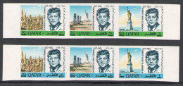 Delcampe - 1966 Qatar, SG N. 118/23 - Kennedy - Non Dentellati - MNH** - Sonstige - Asien