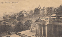 Delcampe - UK     CPA ÉCOSSE - Edimbourg : La Vieille Ville - National Gallery, Banque, Gare - Sépia - Sonstige & Ohne Zuordnung