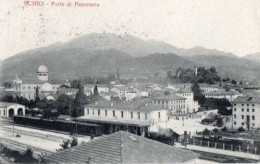 Delcampe - ITALIA - SCHIO (vicenza) - Parte Di Panorama Con Stazione, Animata, Viag.1918 - GEN 25-3-03,04 - Vicenza