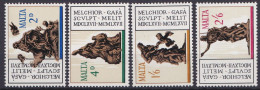 Delcampe - Malte 1967 Y&T 358, 359, 360, 361 Neuf ** - Melchior Gafa - Malta