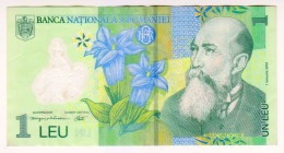 Delcampe - 2018 Romania 1 Leu 9687879 Polymer Banknote Money Currency - Roumanie