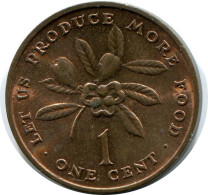 Delcampe - 1 CENT 1973 JAMAÏQUE JAMAICA Pièce #AX924 - Jamaique