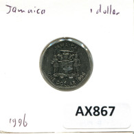 Delcampe - 1 DOLLAR 1996 JAMAICA Coin #AX867 - Jamaique
