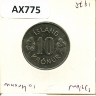 Delcampe - 10 KRONUR 1978 ISLANDIA ICELAND Moneda #AX775 - Islande