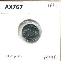 Delcampe - 10 AURAR 1971 ISLANDIA ICELAND Moneda #AX767 - Islande