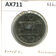 Delcampe - 10 PENCE 1979 GUERNSEY Coin #AX711 - Guernesey