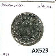 Delcampe - 10 KRONER 1979 DANEMARK DENMARK Pièce Margrethe II #AX523 - Danemark