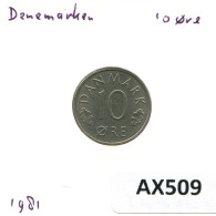 Delcampe - 10 ORE 1981 DENMARK Coin Margrethe II #AX509 - Danemark