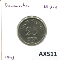 Delcampe - 25 ORE 1949 DENMARK Coin Frederik IX #AX511 - Danemark