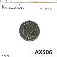 Delcampe - 10 ORE 1971 DENMARK Coin Frederik IX #AX506 - Danemark
