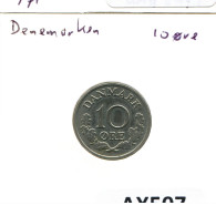 Delcampe - 10 ORE 1972 DANEMARK DENMARK Pièce Frederik IX #AX507 - Danemark