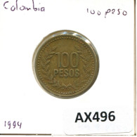 Delcampe - 100 PESOS 1994 COLOMBIA Moneda #AX496 - Colombie