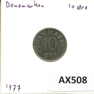 Delcampe - 10 ORE 1977 DANEMARK DENMARK Pièce Margrethe II #AX508 - Danemark