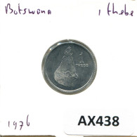 Delcampe - 1 THEBE 1976 BOTSWANA Coin #AX438 - Botswana