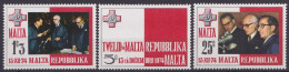 Delcampe - Malte 1975 Y&T 500, 501, 502 Neuf ** - Proclamation De La République - Malta
