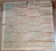 Delcampe - Carte Routière - Carte Taride - France Nord Est - Wegenkaarten