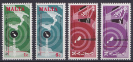 Delcampe - Malte 1977 Y&T 545, 546, 547, 548 Neuf ** - Journée Mondiale Des Télécommunications - Malta