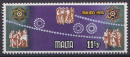 Delcampe - Malte 1978 Y&T 572 Neuf ** - Noël - Malta