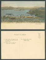 Delcampe - China Old Hand Tinted Postcard Port Arthur Panorama General View Harbour Hills 4 - China
