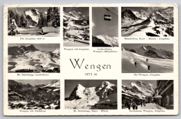 Delcampe - Wengen Multi Vue Carte Postale Postcard - Wengen