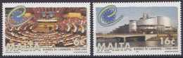 Delcampe - Malte 1999 Y&T 1037, 1038 Neuf ** - Conseil De L'Europe - Malta