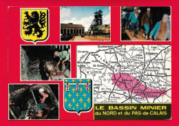 Delcampe - CP . LA MINE EN ACTIVITÉ . LE BASSIN MINIER DU NORD ET DU PAS DE CALAIS . MINEUR - Mines