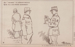 Delcampe - CPA A. GUILLAUME - Lutte Anti-Moustiques - " Au Toubib Tu Démontreras Que Tu L'as Prise Sagement " - Carte N°9/10 - Guillaume