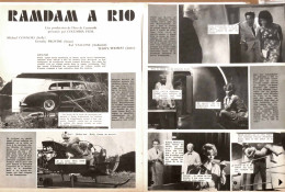 Delcampe - 3 Pages ROMAN PHOTO RAMDAM A RIO DINO DE LAURENTIIS MICHAEL CONNORS DOROTHY PROVINE RAF VALLONE  Février 1967 BSO - Non Classés