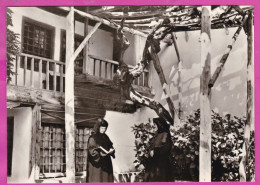 Delcampe - 325209 / Bulgaria SOPOT Convent “Introduction Of The Virgin Mary” Two Nuns With A Book 320 Year Old Vine PC Photoizdat - Chiese E Cattedrali
