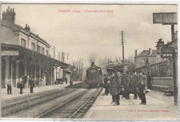 Delcampe - VERNON   LA  GARE  TRAIN - Vernon
