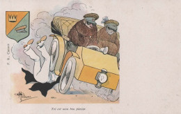 Delcampe - CPA A. GUILLAUME - Début De L'Automobile - Tel Est Mon Bon Plaisir - Vers 1903 - Guillaume