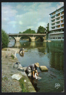 Delcampe - Cpm Brive Le Pont Cardinal Sur La Corrèze , Lavandières - Brive La Gaillarde