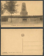 Delcampe - Belgium Old Postcard WATERLOO Monument In Memory To Belgian Fighters Memorial 9. - Autres & Non Classés