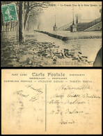 Delcampe - PARIS FLOOD 1910 Old Postcard Quay Quai De Billy Grande Crue De La Seine, Bridge - Catastrofi