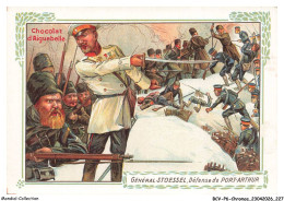 Delcampe - BCVP6-0514-CHROMOS - CHOCOLAT D'AIGUEBELLE - GENERAL STOESSEL - Aiguebelle