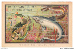 Delcampe - BCVP6-0527-CHROMOS - CACAO VAN HOUTEN - POISSONS DES MERS DU NORD - Van Houten
