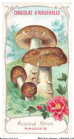 Delcampe - BBQP16-1285-CHROMOS - Chocolat D'aiguebelle - Les Champignons - Russule Fétide - Mauvais - Aiguebelle