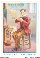 Delcampe - BBQP16-1276-CHROMOS - Chocolat D'aiguebelle - Ne Fumez Pas Trop - Aiguebelle