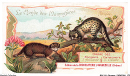 Delcampe - BCVP6-0490-CHROMOS - CHOCOLAT D'AIGUEBELLE - AULACODE - CIVETTE - Aiguebelle
