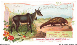 Delcampe - BCVP6-0493-CHROMOS - CHOCOLAT D'AIGUEBELLE - NILGAU - PANGOLIN - Aiguebelle