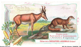 Delcampe - BCVP6-0495-CHROMOS - CHOCOLAT D'AIGUEBELLE - ACRONOTE - CYNICTIS - Aiguebelle