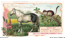 Delcampe - BCVP6-0473-CHROMOS - CHOCOLAT D'AIGUEBELLE - CHEVAL - LEROT - Aiguebelle